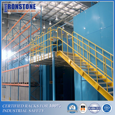 คุณภาพ  Easy Disassembled and Re-used Racking Supported Mezzanine For Compact Storage Solutions โรงงาน