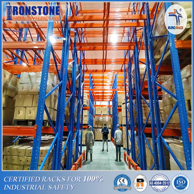 Back To Back Double Deep Pallet Rack พร้อมการบำรุงรักษาต่ำ