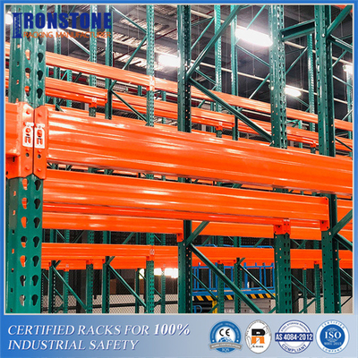 Teardrop Warehouse Pallet Racks เหมาะสําหรับ 40 &quot;x48&quot; สหรัฐอเมริกา