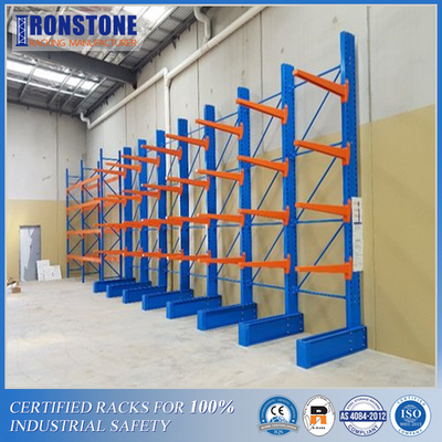 แร็ค Cantilever ต้านการกัดกร่อนสำหรับการจัดเก็บงานหนักพร้อมการประกอบง่าย