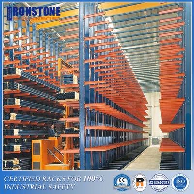 แร็ค Cantilever ต้านการกัดกร่อนสำหรับการจัดเก็บงานหนักพร้อมการประกอบง่าย