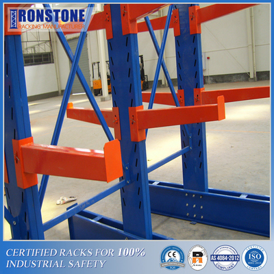 แร็คโลหะ Cantilever การกำหนดค่าหลายแบบพร้อมการเข้าถึงได้ทันทีและการเลือก
