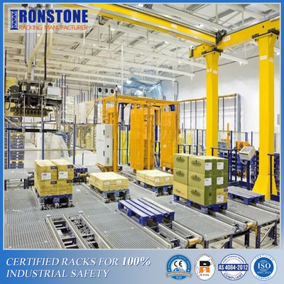 ระบบแร็คพาเลท ASRS สำหรับการผลิตที่มีเทคโนโลยีสูงเพื่อการจัดการสต็อคที่ได้รับการปรับปรุง