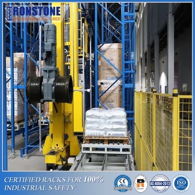 ชั้นวางจัดเก็บโลหะ ASRS ของคลังสินค้าแบบกำหนดเองเพื่อการจัดการสินค้าคงคลังอย่างมีประสิทธิภาพ