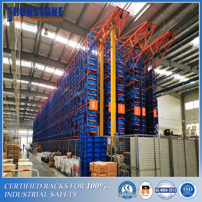 ระบบแร็ค ASRS แบบเคลือบผงประสิทธิภาพสูงสำหรับศูนย์โลจิสติกส์ในราคาย่อมเยา