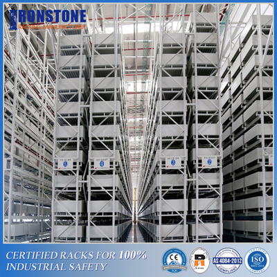 ระบบแร็ค ASRS แบบเคลือบผงประสิทธิภาพสูงสำหรับศูนย์โลจิสติกส์ในราคาย่อมเยา