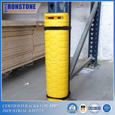RMI Roll Formed Steel Pallet Rack Upright Protectors พร้อมการติดตั้งแบบเกลียว