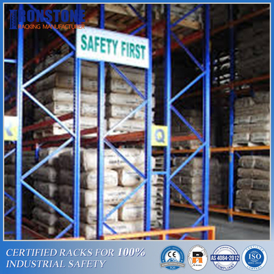 Q355 Steel Double Deep Pallet Rack with Double Storage Density