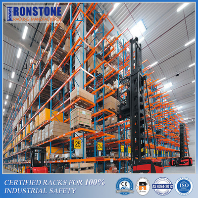 ใหม่ประเภทความหนาแน่นสูงที่กำหนดเอง VNA Pallet Cargo Rack System