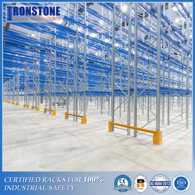 ODM ระบบจัดวางสินค้าแบบทางเดินแคบมาก RMI Warehouse Pallet Racking System