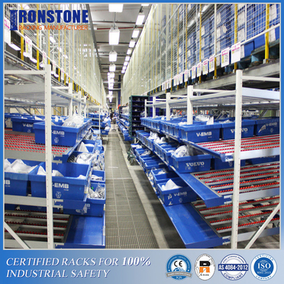 แท่นวางสินค้าแบบ Heavy Duty Racking Carton Flow System สำหรับกล่องลังคว่ำการจัดเก็บ