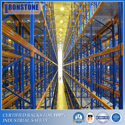 คุณสมบัติการจัดการที่ซับซ้อน VNA Industrial Racking พร้อมค่าสัมประสิทธิ์ความปลอดภัยสูง