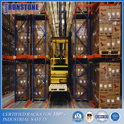 โครงสร้างแข็งแรง VNA Pallet Rack เพื่อการหมุนเวียนของสินค้าขนาดใหญ่