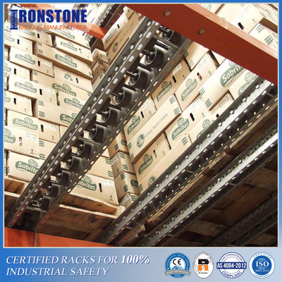 การจัดเก็บและการเรียกค้น Carton Flow Rack ที่มีประสิทธิภาพสำหรับการจัดเก็บแบบแช่แข็ง