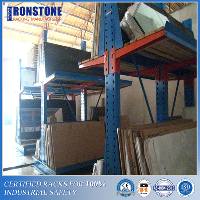 ชั้นวางเหล็ก Cantilever สำหรับงานหนักแบบใหม่สำหรับการจัดเก็บในร่มหรือกลางแจ้ง